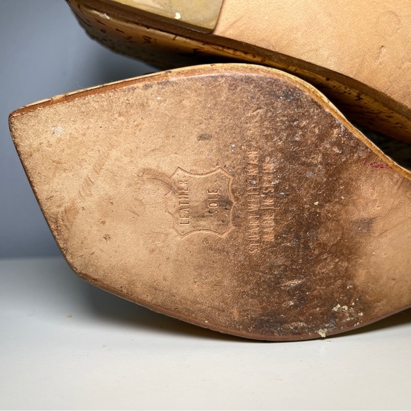 Stuart Weitzman Heels Size 9 Cork
Wedge Platform Light Blue - Picture 6 of 8